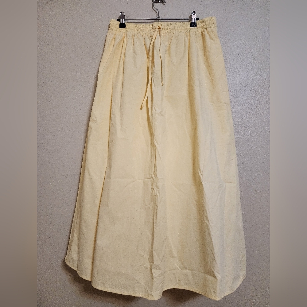Lulus Delightful Yellow Two-Piece Midi Dress L Summer Vacation Festival Party - Picture 10 of 11